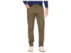Calvin Klein Four-pocket Slim Sateen Pants (deep Moss) Men's Casual Pants