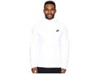 Nike Club Fleece Full-zip Hoodie (white/white/black) Men's Fleece