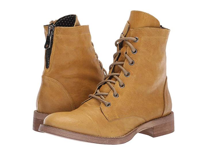 Free People Portland Lace-up Boot (yellow) Women's Lace-up Boots
