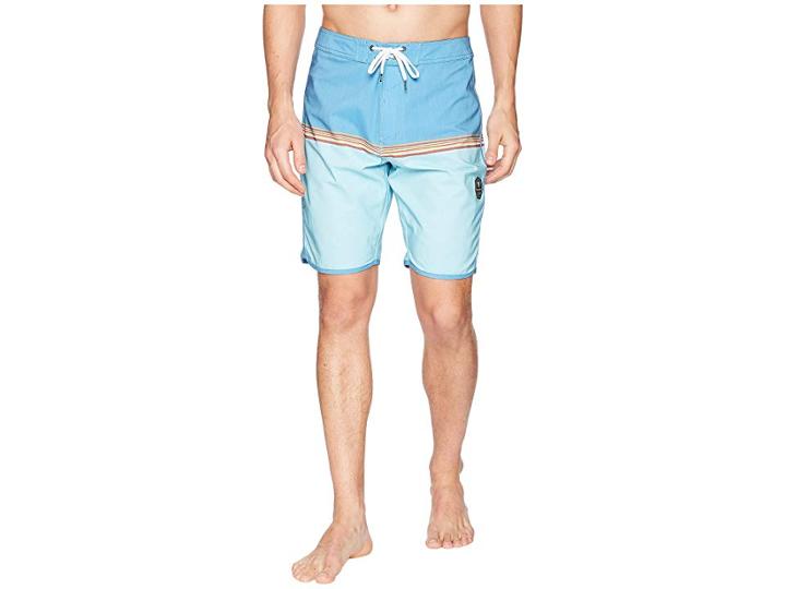 Vissla Dredges Four-way Stretch Boardshorts 20 (blue Wash) Men's Swimwear