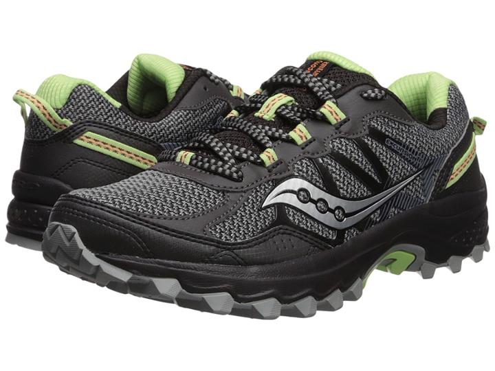 Saucony Excursion Tr11 (black/lime) Women's Running Shoes