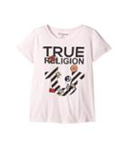 True Religion Kids Stripe Horseshoe Tee Shirt (big Kids) (shadow Pink) Girl's T Shirt