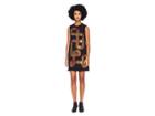 Versace Collection Sequin Swirl Sleeveless Dress (nero) Women's Dress