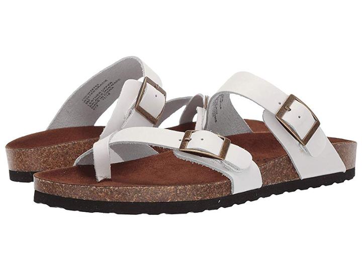 White Mountain Gracie (white Leather) Women's Shoes