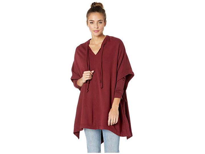 Lamade Borderland Poncho (wineberry) Women's Clothing