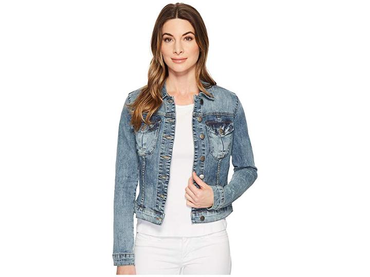 Kut From The Kloth Amelia Jacket In Treasured (treasured/medium Base Wash) Women's Jacket