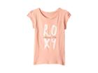 Roxy Kids Moid Poetic Corpo Tee (toddler/little Kids/big Kids) (coral Almond) Girl's T Shirt