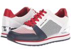 Michael Michael Kors Billie Trainer (admiral/off-white/bright Red) Women's Shoes
