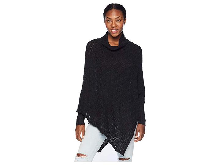 Aventura Clothing Chelsea Poncho (black) Women's Sweater