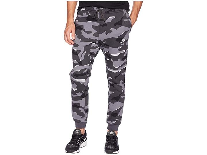 Nike Nsw Club Camo Jogger Bb (cool Grey/anthracite/white) Men's Casual Pants