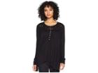 Free People To The Sea Tee (black) Women's Clothing