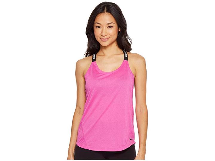 Nike Dry Elastika Training Tank (hyper Magenta/black) Women's Workout