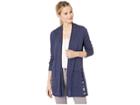 Nic+zoe Back At It Cardy (navy) Women's Sweater
