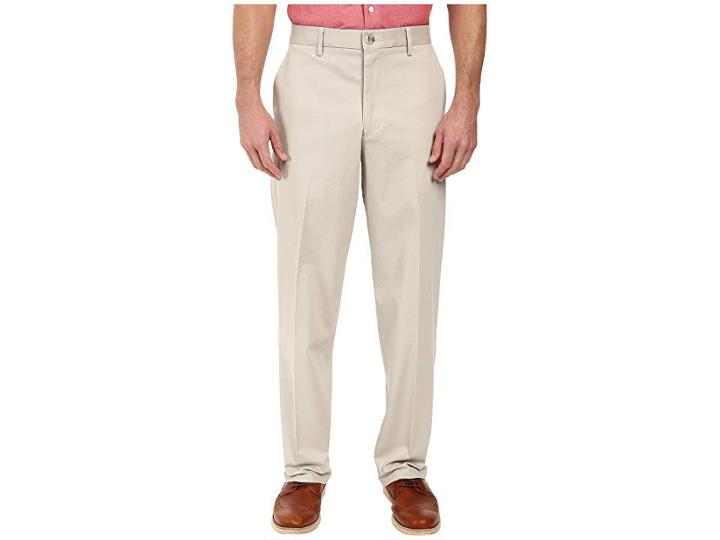Dockers Signature Stretch Relaxed Flat Front (cloud) Men's Casual Pants