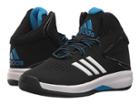 Adidas Kids Cross 'em Up 2016 Basketball- Wide (little Kid/big Kid) (black/bright Blue/silver) Boys Shoes