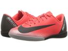 Nike Kids Vaporx 12 Academy Cr7 Ic Soccer (little Kid/big Kid) (bright Crimson/black/chrome Dark Grey) Kids Shoes