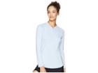 Nike Court Pure Half-zip Tennis Top (royal Tint/white) Women's Clothing
