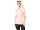 New Balance Essentials Logo Tee (himalayan Pink/white/smoke Blue) Women's T Shirt