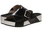Dr. Scholl's Flight Original Collection (black Leather) Women's Sandals