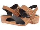 Kork-ease Myakka (black/light Brown Full Grain Leather Combo) Women's 1-2 Inch Heel Shoes