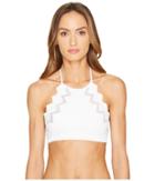 Marysia Aloha Mesh Top (bright White) Women's Swimwear
