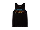 O'neill Kids Decades Tank Top Screens Imprint (big Kids) (black) Boy's Sleeveless