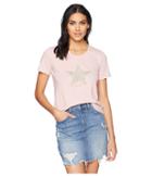 Romeo & Juliet Couture Star Motif T-shirt (dusty Rose) Women's T Shirt