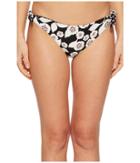 Kate Spade New York Aliso Beach #76 Reversible Side Tie Bikini Bottom (black) Women's Swimwear