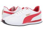 Puma Turin Ii (puma White/high Risk Red) Men's  Shoes