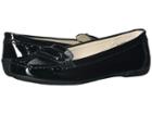 Anne Klein Noris (black Patent) Women's Flat Shoes