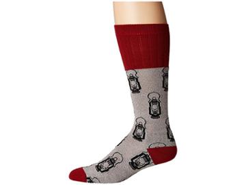 Socksmith Lantern (light Gray) Men's Crew Cut Socks Shoes