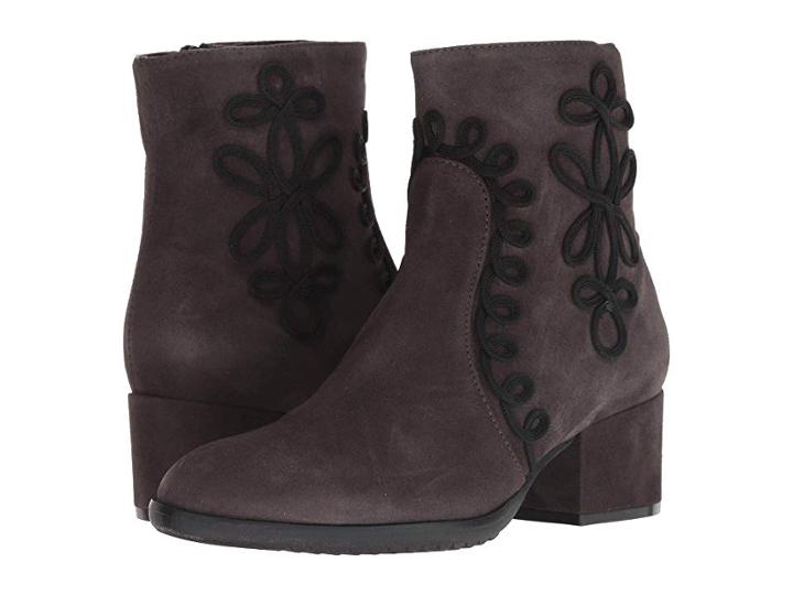 Sesto Meucci Fathom (dark Taupe Suede) Women's Boots