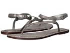 Bernardo Merit (silver Metallic Suede) Women's Sandals