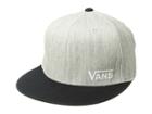Vans Splitz Flexfit Hat (heather Grey/black) Caps