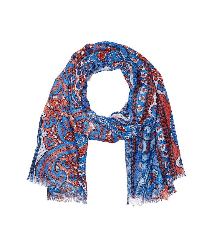 Echo Design Burnie Paisley Scarf (coastal Blue) Scarves