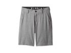 Vissla Kids Fin Rope 4-way Stretch Hybrid Walkshorts 17.5 (big Kids) (steel) Boy's Shorts