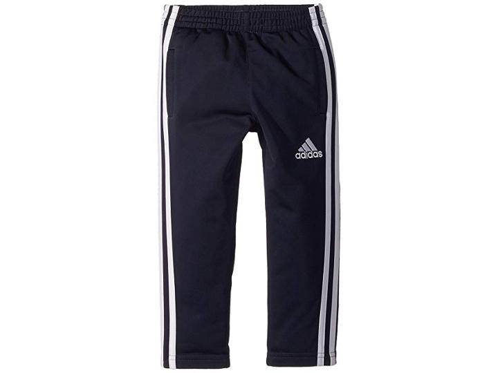 Adidas Kids Iconic Snap Pants (toddler/little Kids) (navy) Boy's Casual Pants
