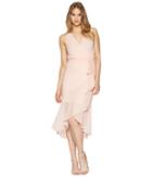 Bebe Wrap Maxi Dress (blush) Women's Dress