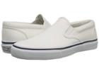 Sperry Striper Slip On (white Canvas) Men's Slip On  Shoes