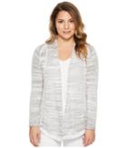 Nic+zoe Petite Sand Dune Cardy (light Ink) Women's Sweater