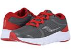 Saucony Kids Inferno Lite (little Kid/big Kid) (grey/red) Boy's Shoes