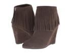 Chinese Laundry Arctic Fringe Wedge Bootie (grey) Women's Boots