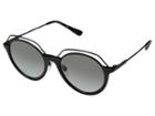 Tory Burch 0ty9052 51mm (black/grey Gradient) Fashion Sunglasses