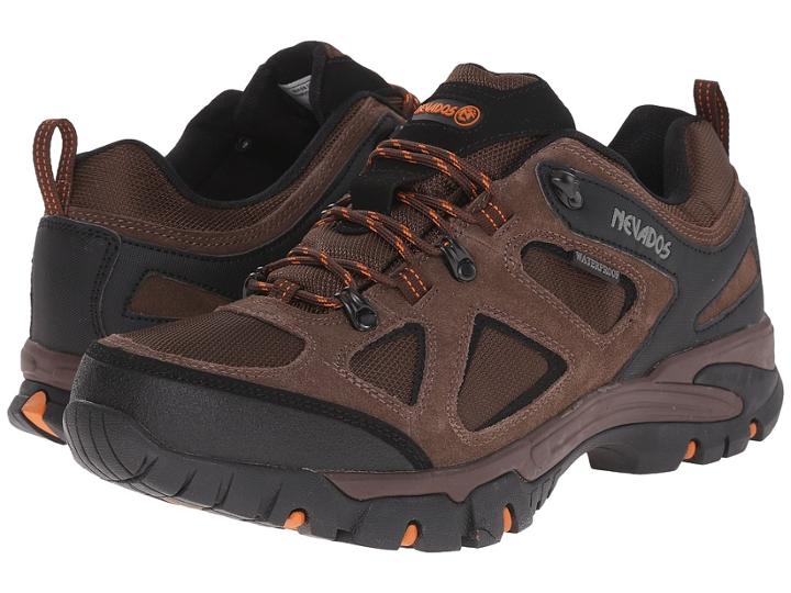 Nevados Spire Low Wp (dark Brown/orange/black) Men's Boots