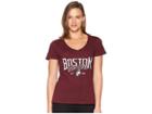 Champion College Boston College Eagles University V-neck Tee (maroon) Women's T Shirt