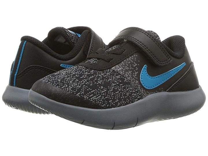 Nike Kids Flex Contact (infant/toddler) (black/neo Turquoise/dark Grey/cool Grey) Boys Shoes