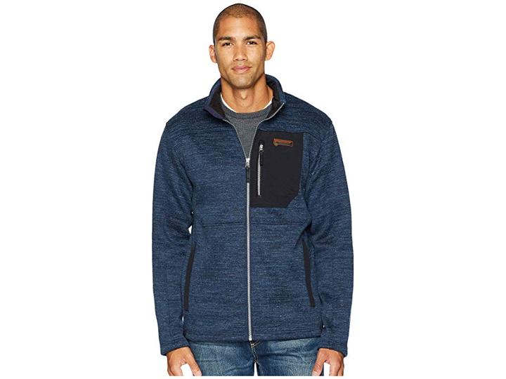 Obermeyer Gunter Knit Jacket (storm Cloud) Men's Coat