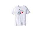 Quiksilver Kids Snow Man Shred Tee (big Kids) (white) Boy's T Shirt