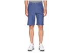Adidas Golf Ultimate Twill Crosshatch Shorts (noble Indigo) Men's Shorts