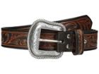 M&f Western Scroll Embossed Belt (tan) Men's Belts